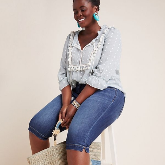 NWT Anthropologie Skinny Pedal Pusher Jeans - Picture 3 of 8